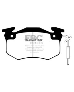 Bromsbelägg EBC Greenstuff DP2458/2