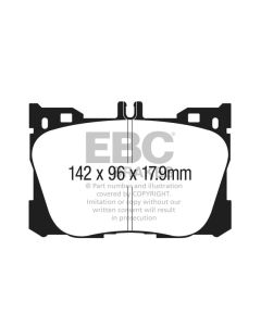 Bromsbelägg EBC DP53070NDX
