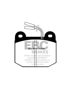 Bromsbelägg EBC Ultimax DP578