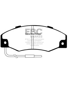 Bromsbelägg EBC Ultimax DP604