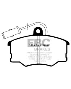 Bromsbelägg EBC Ultimax DP616/2