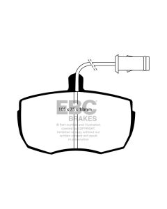 Bromsbelägg EBC Ultimax DP622