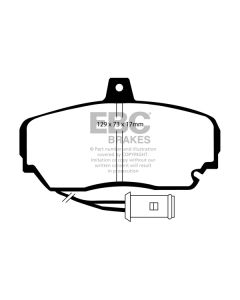 Bromsbelägg EBC Ultimax DP630