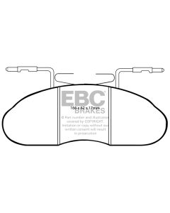 Bromsbelägg EBC Ultimax DP633/2