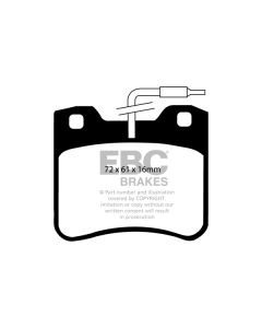 Bromsbelägg EBC Ultimax DP656