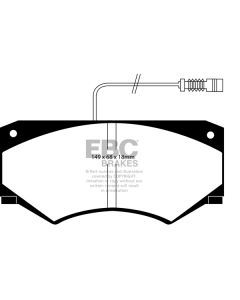 Bromsbelägg EBC Ultimax DP786