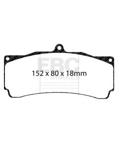 Bromsbelägg EBC DP8006RPX