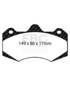 Bromsbelägg EBC DP8042.17SR21