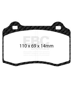 Bromsbelägg EBC DP81140.14SR11