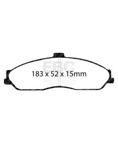 Bromsbelägg EBC DP81162RPX