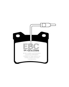 Bromsbelägg EBC Ultimax DP816