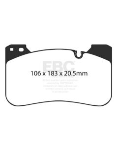 Bromsbelägg EBC DP82331RPX