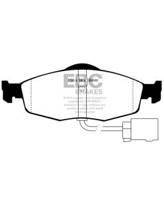 Bromsbelägg EBC Ultimax DP955