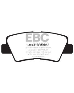 Bromsbelägg EBC Yellowstuff DP42031R