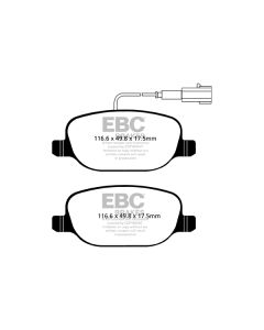 Bromsbelägg EBC Redstuff DP32080C