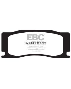 Bromsbelägg EBC Yellowstuff DP42111R