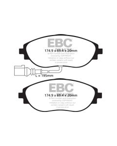 Bromsbelägg EBC Ultimax DPX2127