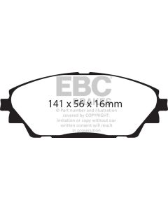 Bromsbelägg EBC Ultimax DPX2185