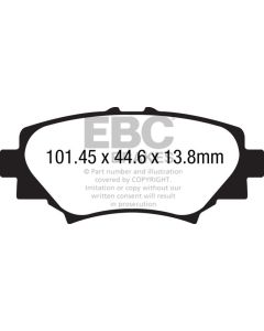 Bromsbelägg EBC Ultimax DPX2186