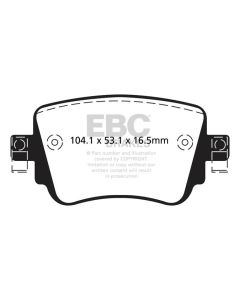 Bromsbelägg EBC Redstuff DP32201C