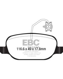 Bromsbelägg EBC Yellowstuff DP42236R