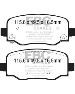 Bromsbelägg EBC Ultimax DPX2237