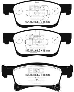 Bromsbelägg EBC Ultimax DPX2242