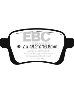 Bromsbelägg EBC Ultimax DPX2249