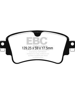 Bromsbelägg EBC Redstuff DP32254C