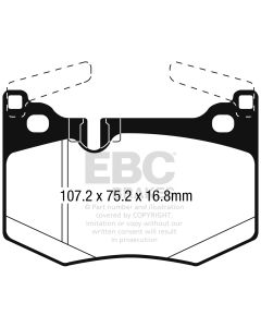 Bromsbelägg EBC Greenstuff DP22261