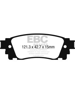 Bromsbelägg EBC Greenstuff DP22262