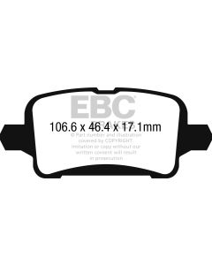 Bromsbelägg EBC Ultimax DPX2268