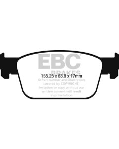 Bromsbelägg EBC Ultimax DPX2273