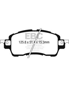 Bromsbelägg EBC Ultimax DPX2275