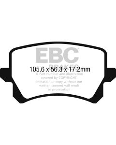 Bromsbelägg EBC Redstuff DP32278C