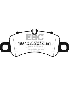 Bromsbelägg EBC Redstuff DP32307C