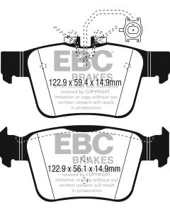 Bromsbelägg EBC Ultimax DPX2315