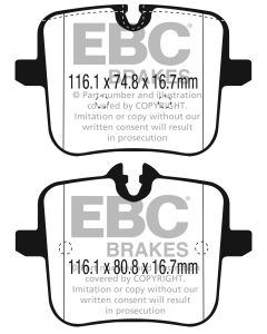 Bromsbelägg EBC Yellowstuff DP42320R