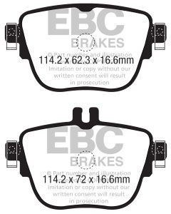 Bromsbelägg EBC Ultimax DPX2337