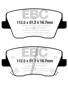 Bromsbelägg EBC Ultimax DPX2344