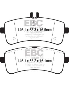 Bromsbelägg EBC Yellowstuff DP42350R