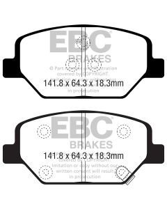 Bromsbelägg EBC Ultimax DPX2351