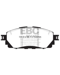 Bromsbelägg EBC Ultimax DPX2373