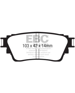 Bromsbelägg EBC Ultimax DPX2376