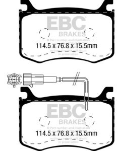 Bromsbelägg EBC DPX2392