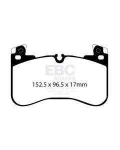 Bromsbelägg EBC DPX2401
