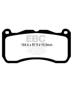 Bromsbelägg EBC Yellowstuff DP43013R