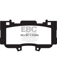 Bromsbelägg EBC Yellowstuff DP43042R