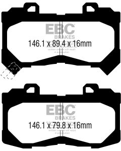 Bromsbelägg EBC Greenstuff DP63044