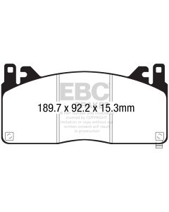 Bromsbelägg EBC Yellowstuff DP43055R